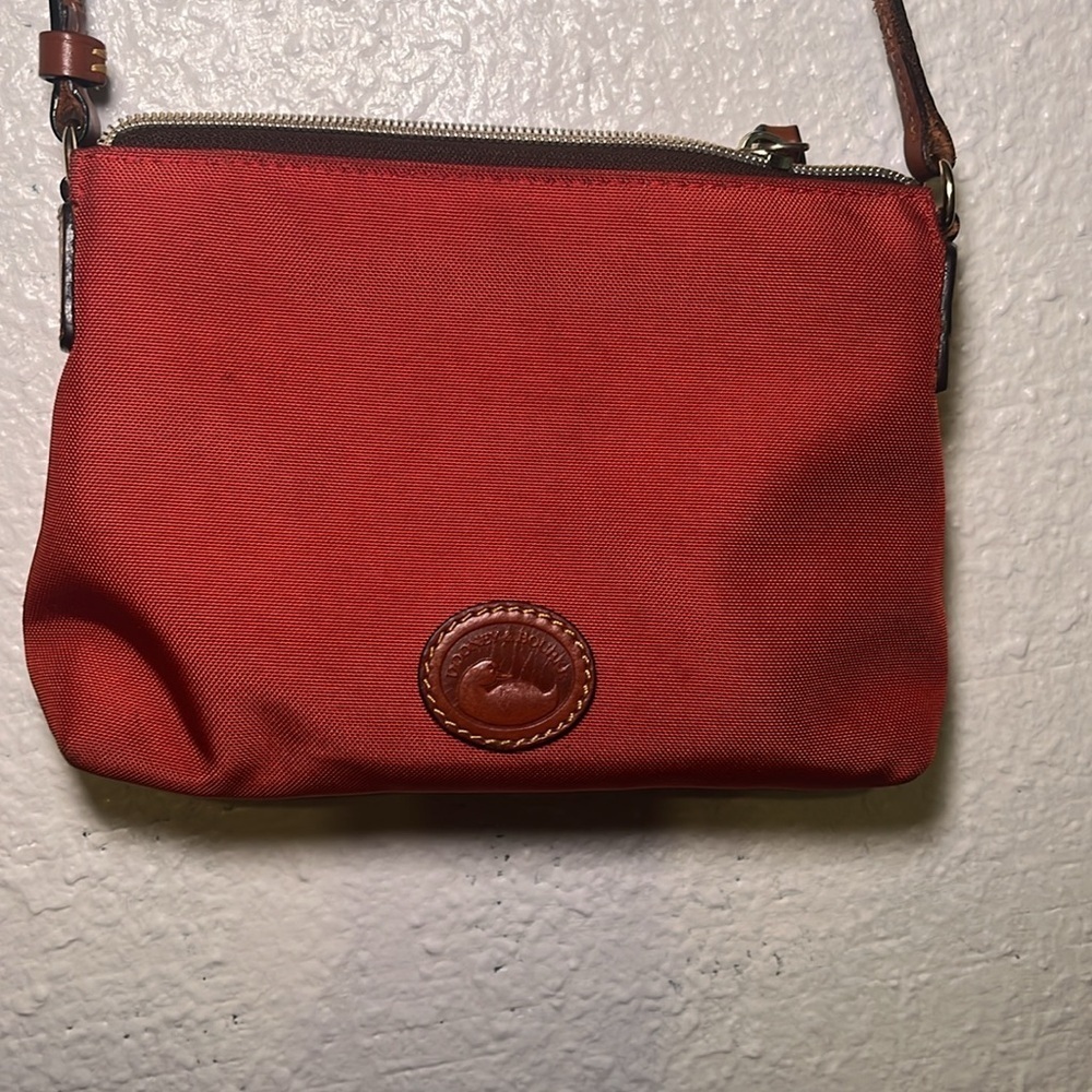 Dooney and Bourke orange small Crossbody bag made of canvas - Picture 3 of 10